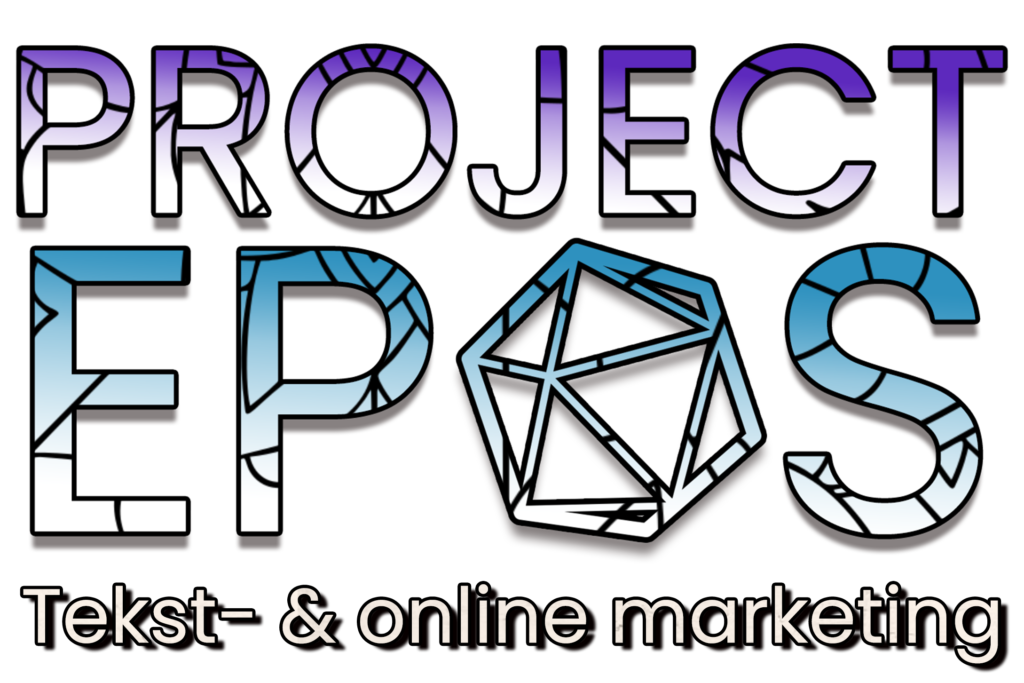 Project Epos - Logo - tekst & online marketing