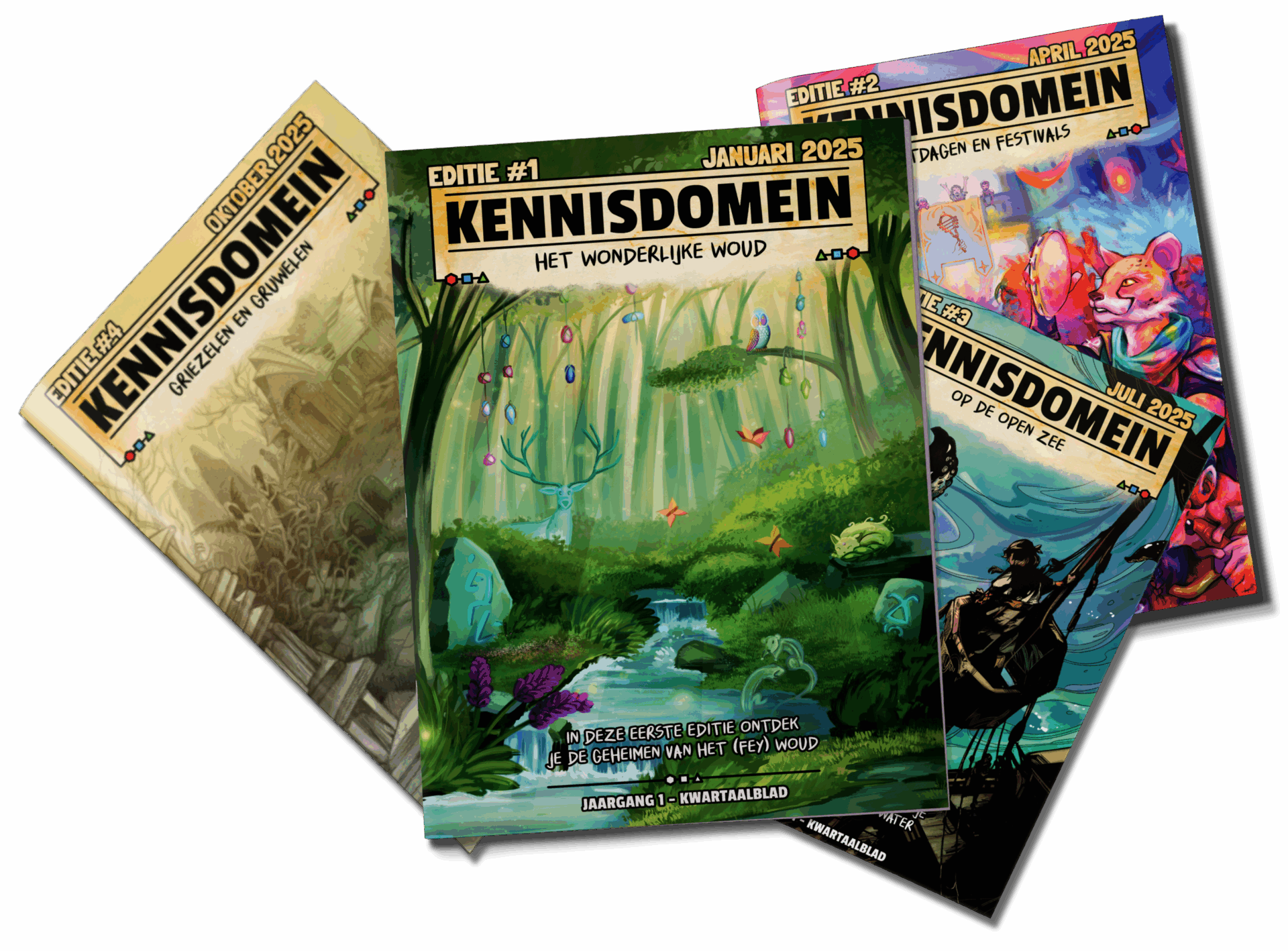 Kennisdomein Magazine Mock up – Combodeal 1-4 met 1-3 erin